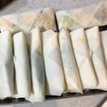 Ruriluru's cooksnap of when they made 春巻きの巻き方 揚げ方（焼き方）.
