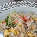 Cooking Angel's cooksnap of when they made ☆簡単☆カニカマとレタスの旨だし炒飯.
