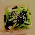 むむむん's cooksnap of when they made レンジde簡単♡やみつき♡小松菜ナムル.