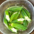 コバミツ's cooksnap of when they made 常備菜12☆オクラの白だし漬け♪お弁当に.