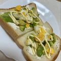 まど姉かおりんこ's cooksnap of when they made アボカドと卵のクリーミートースト.
