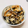 azbjbn's cooksnap of when they made ひじきの煮物で♪炊き込みご飯＊.