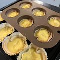 すえごん's cooksnap of when they made 餃子の皮★簡単★材料4つのみエッグタルト.