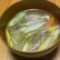 QPはにー's cooksnap of when they made 簡単☆ありもの野菜で絶品の豚汁.