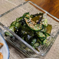 banbonmama's cooksnap of when they made わかめときゅうりの酢の物.