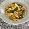 しゅい6's cooksnap of when they made 豚肉とスナップエンドウの卵オイスター炒め.