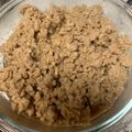 クックNMZI0F☆'s cooksnap of when they made レンジで簡単【レンジ鶏そぼろ】そぼろ丼に.