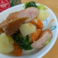 往きつ戻りつ's cooksnap of when they made 鍋ひとつ♪簡単過ぎる温野菜サラダ.