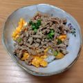 みぃくんのママ's cooksnap of when they made 偏食息子がおかわりした！我が家の2色丼.