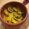 Reinaxoxo's cooksnap of when they made ズッキーニとアボカドのカレーソース焼き.
