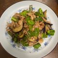 クック43HR87☆'s cooksnap of when they made 豚肉とピーマンの甘辛炒め.