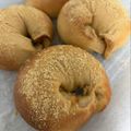 たにたーに's cooksnap of when they made もっちり～♪きな粉ベーグル*。゜.