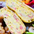 U☆kaoru's cooksnap of when they made カニカマと青海苔の卵焼き✿.