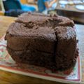 閑人舎's cooksnap of when they made ５分でもちもちチョコケーキ♪.