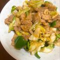 あやママ99's cooksnap of when they made 豚肉、キャベツとピーマンの甘辛炒め.
