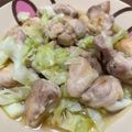 まーたろう's cooksnap of when they made ■旨い！鶏肉とキャベツの塩にんにく炒め■.