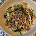 tikariri's cooksnap of when they made 絶品☆豚挽き肉とほうれん草の和風パスタ.