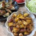 mikko6's cooksnap of when they made ＊お芋と大豆の胡麻がらめ＊作り置きにも♪.