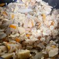 ゆんも★'s cooksnap of when they made 鶏肉ときのこの炊き込みご飯土鍋ver..
