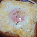クックRFO8LD☆'s cooksnap of when they made 簡単!アレンジ!!マヨたま食パン♡.