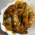 はづぐっちょ's cooksnap of when they made 厚切り豚肩ロースと野菜の甘酢あん.