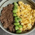 クックEGIVJ7☆'s cooksnap of when they made お弁当に最適★ぽろぽろしないそぼろご飯.