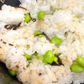 ちび☆あず's cooksnap of when they made 塩こんぶと枝豆のおにぎり.
