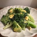 チーズスキヨ's cooksnap of when they made mブロッコリーと卵の中華マヨ炒め.