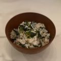 komugiko4's cooksnap of when they made 混ぜるだけ♪5分でデキる♡わかめごはん.