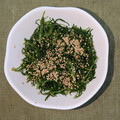 yama_miu's cooksnap of when they made わが家のおかひじきナムル.