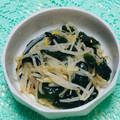 tokotann's cooksnap of when they made 簡単！もやしとわかめのナムル.