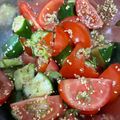 ちひろれいな's cooksnap of when they made トマトときゅうりのパクパクサラダ.