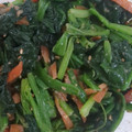 mmmksss's cooksnap of when they made 簡単♡練りごまで♫♬ほうれん草のごま和え.
