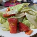 うぴのすけ's cooksnap of when they made 目指せデリ風！レタスとトマトのサラダ.