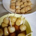 はひゅたもあ's cooksnap of when they made 柔らかもちもち♡豆腐入りのみたらし団子.