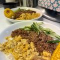 ぐりるび's cooksnap of when they made 豚ひき肉で♪我が家の三色丼(そぼろ弁当).