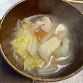 Sora☆★mama's cooksnap of when they made 白だしで簡単！鶏肉と白菜のお雑煮.