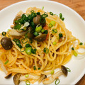 みきみきちゃんちゃん's cooksnap of when they made 明太子としめじの和風スパゲティ.
