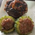 ForestGump's cooksnap of when they made ゴーヤの肉詰め.