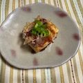 yesmama's cooksnap of when they made 豆腐の梅照り焼きステーキ♪.