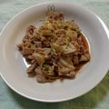 ﾁｲﾁｬﾝﾏﾏ's cooksnap of when they made 簡単☆やみつき♪豚と白菜のオイ酢ター炒め.