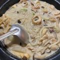 クック6U7INU☆'s cooksnap of when they made 子供絶賛～ごま豆乳なべのダシ❤簡単.