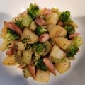 クックECV9QY☆'s cooksnap of when they made ブロッコリーポテトウインナーの醤油炒め.