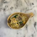 ナピト's cooksnap of when they made 簡単♡パクチーと卵のお味噌汁♡.