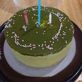 ままライト's cooksnap of when they made 抹茶と小豆のムースケーキ.