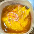 aozora＊'s cooksnap of when they made カニかまで！かに玉あんかけご飯☆天津飯風.