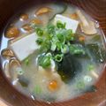 せけち's cooksnap of when they made 【おみそ汁】豆腐となめこのお味噌汁.