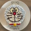 さくらんぼぺんぎん's cooksnap of when they made ドラえもん 立体ケーキ☆.