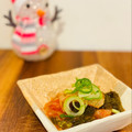 西＊絵子's cooksnap of when they made 簡単おつまみ☆もずくキムチ♪.