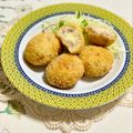 コムギ大好き's cooksnap of when they made ポテトコロッケ【チーズ入り】.